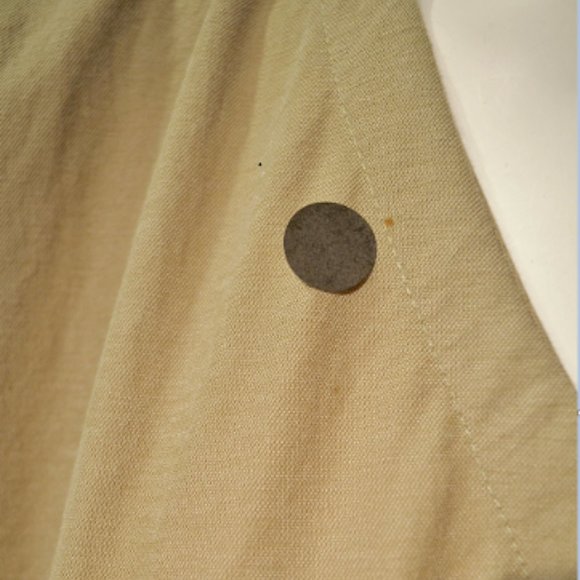 Khaki Twill Maxi Sacque Dress - Picture 6 of 7